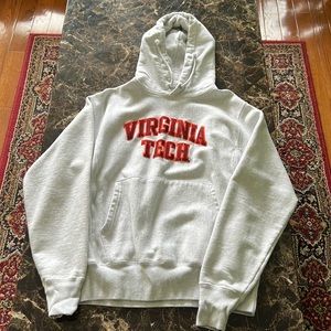 Light gray Virginia Tech hoodie